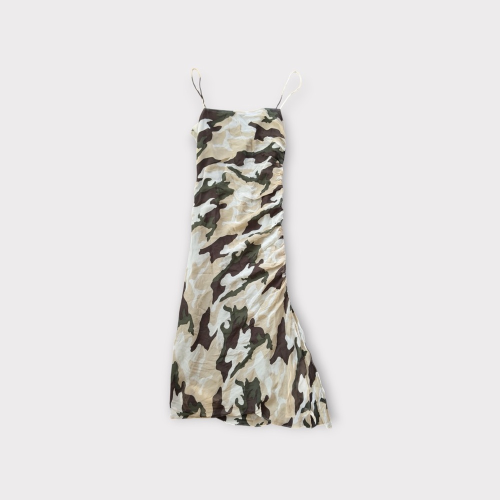 Laundry By Shelli Segal Camouflage Midi Dress